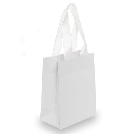 Bolsa Mediana -Blanco-Paquete 12 Piezas