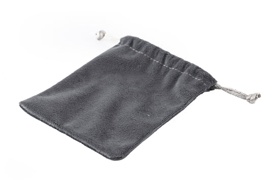 Bolsa Grande Terciopelo -Gris-