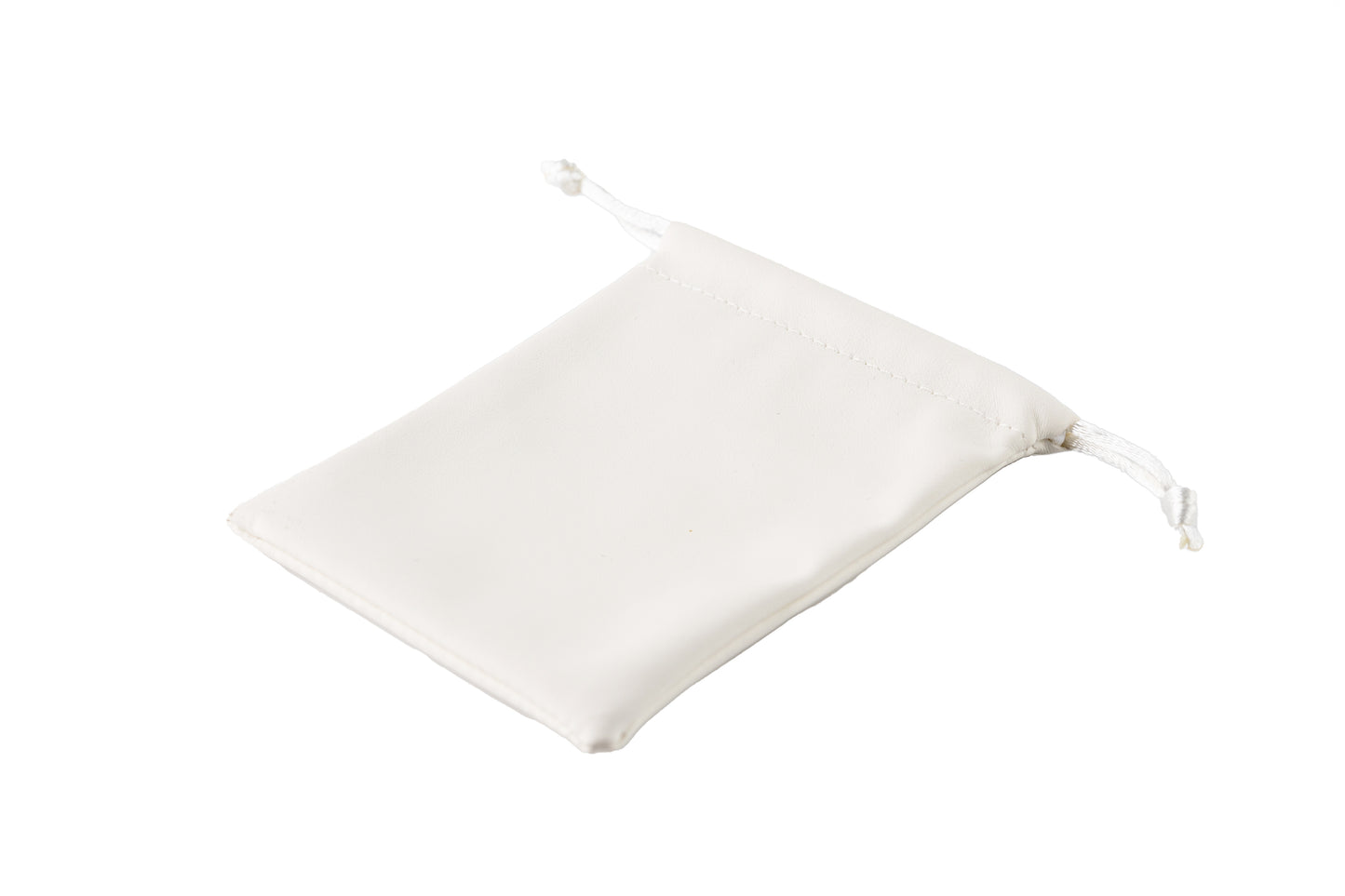 Bolsa Vinil Piel -Blanca-