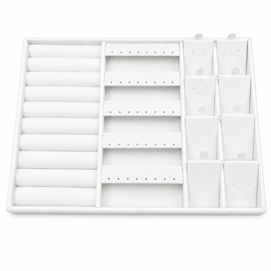 Charola Para Anillos Huggies/Broqueles -Blanco-