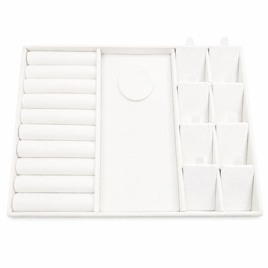 Charola Mixta -Blanco-