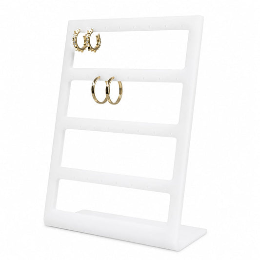 Ventana 4 Niveles Para 16 Pares De Aretes -Acrílico-
