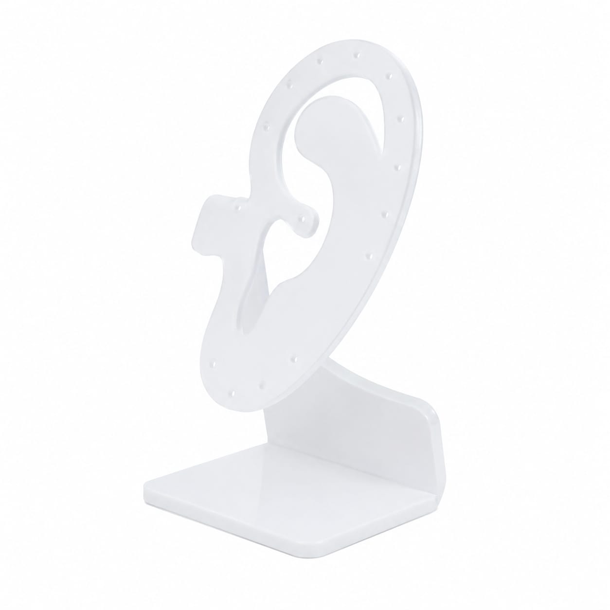 Oreja Acrílico Para 12 Piercing -Acrílico-