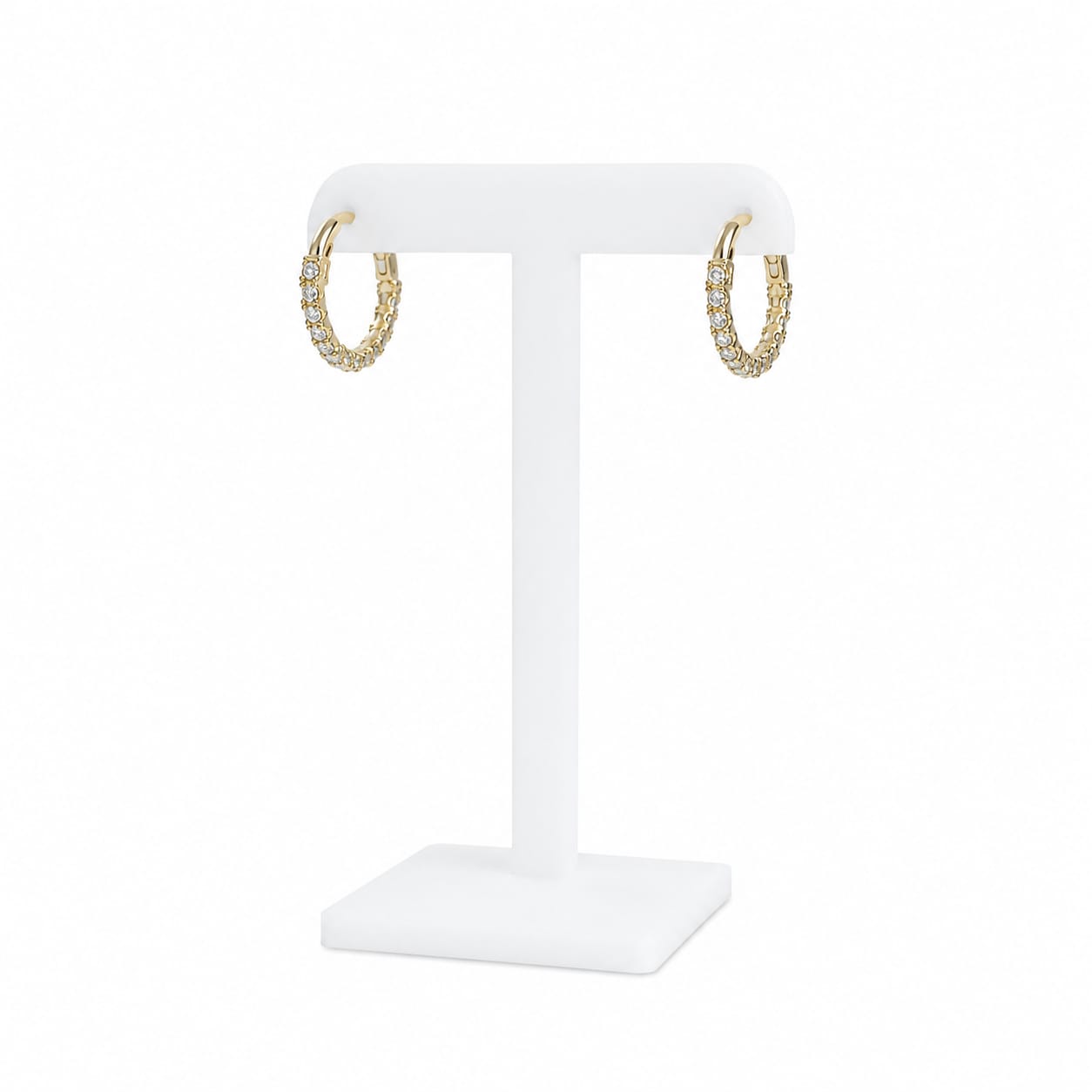 T Para 4 pares de aretes -Acrilico-