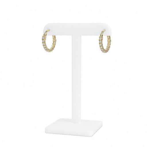 T Para 4 pares de aretes -Acrilico-