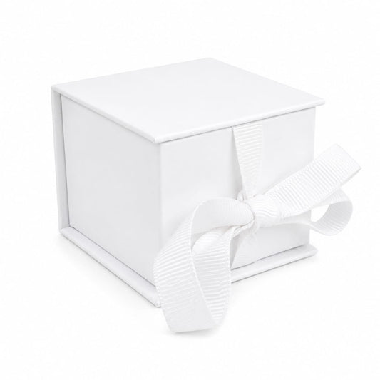 Caja Murano Para Anillo -Blanco-