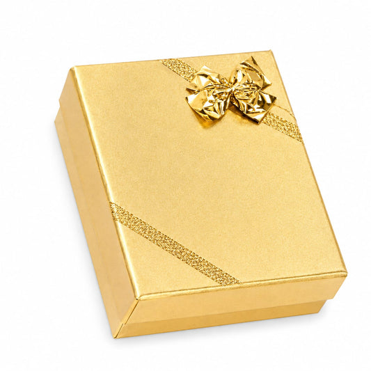 Caja Ribbon Juego -Dorado-
