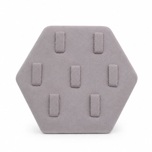 Hexágono Para 7 Anillo -Gris-