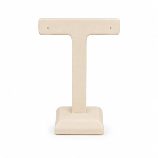 T Para Un Aretes  -Hueso-