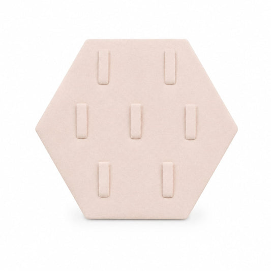 Hexágono Para 7 Anillo -Rosa-