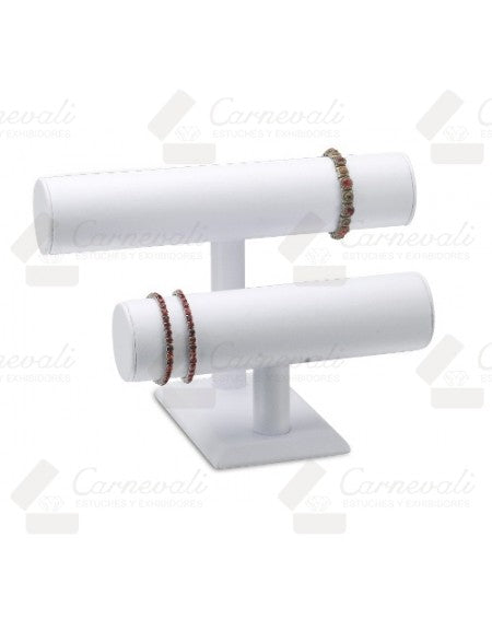 Barra Doble Para Pulseras -Blanco-