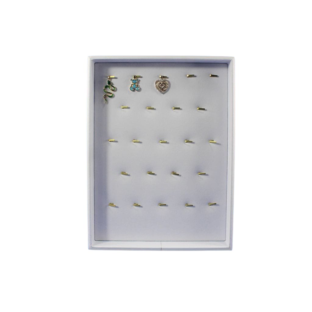 Charola Para 23 Dijes -Blanco-