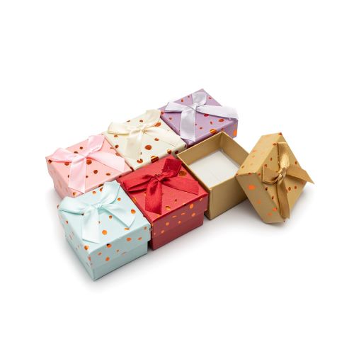 Caja Para Anillo Pecas Paq 24 Pzs