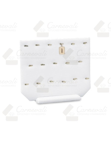 Tabla Chica Para 14 Dijes -Blanco-