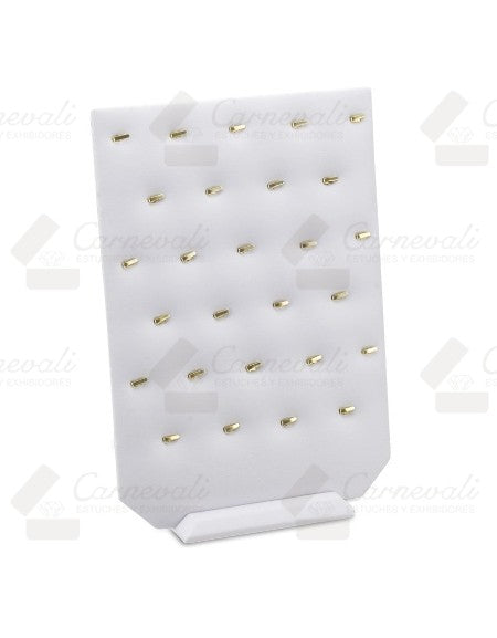 Tabla Vertical Para 27 Dijes -Blanco-
